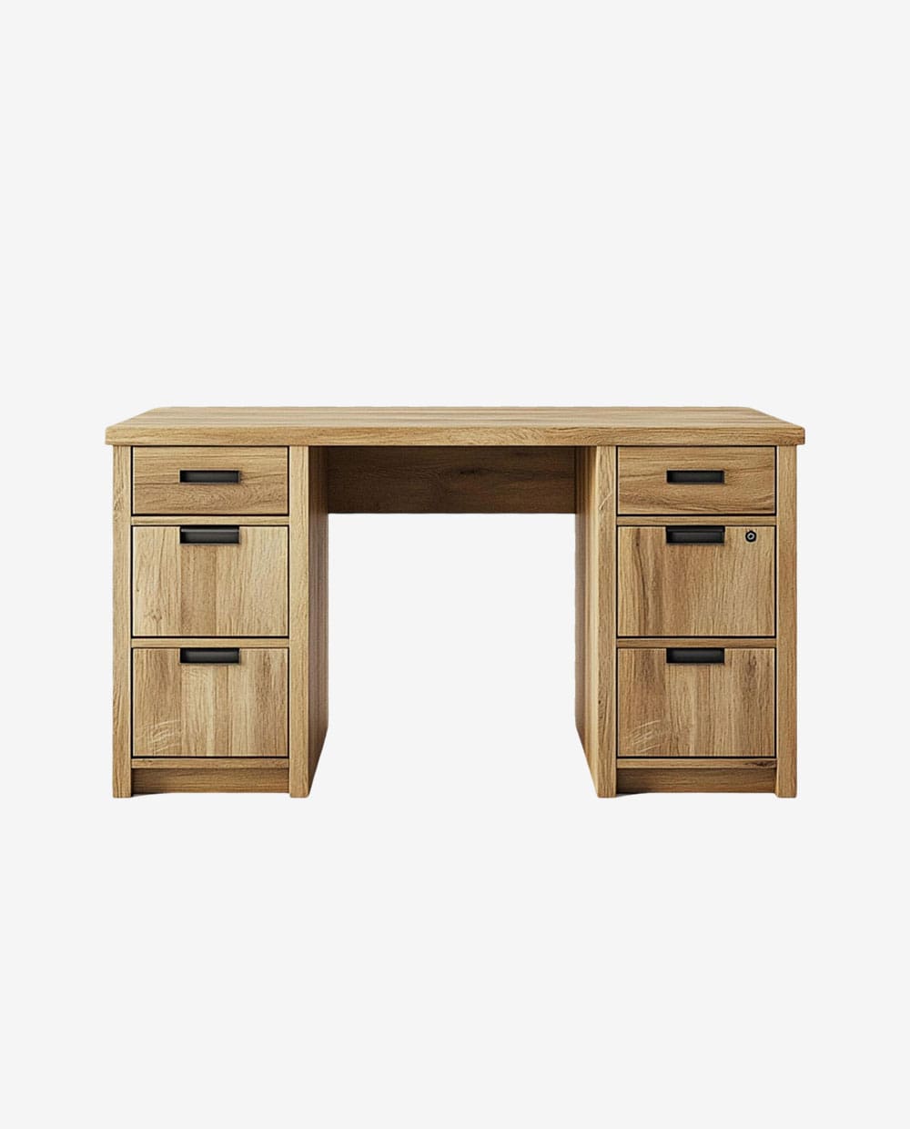 Acodia Dining Table Clear Glass & Black